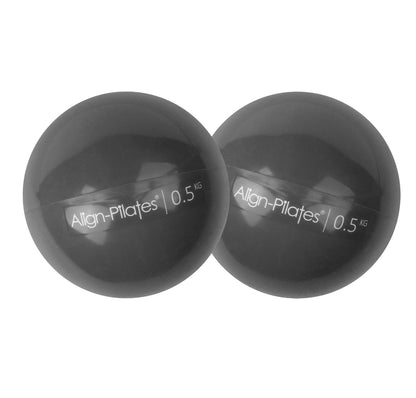 Pro Soft Pilates Weights - Pair of 0.5kg (Graphite)