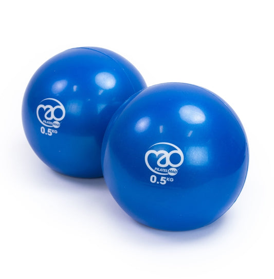 Soft Pilates Weights - Pair of 0.5kg (Blue)