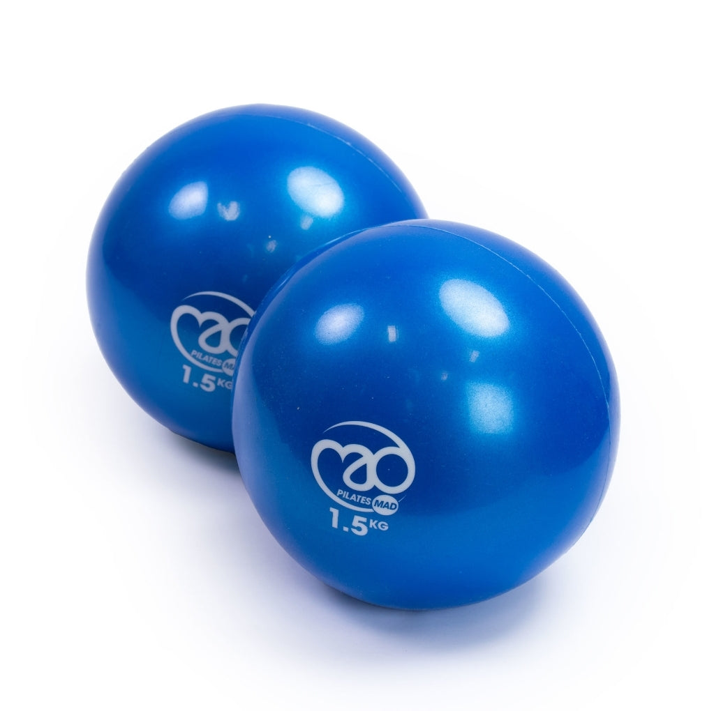 Soft Pilates Weights - Pair of 1.5kg (Blue)