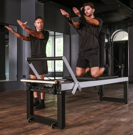 A8-Pro Pilates Reformer with High Legs