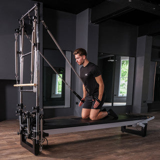 A8-Pro Pilates Reformer with Half Cadillac